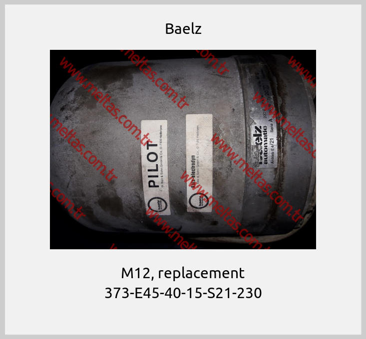 Baelz - M12, replacement 373-E45-40-15-S21-230