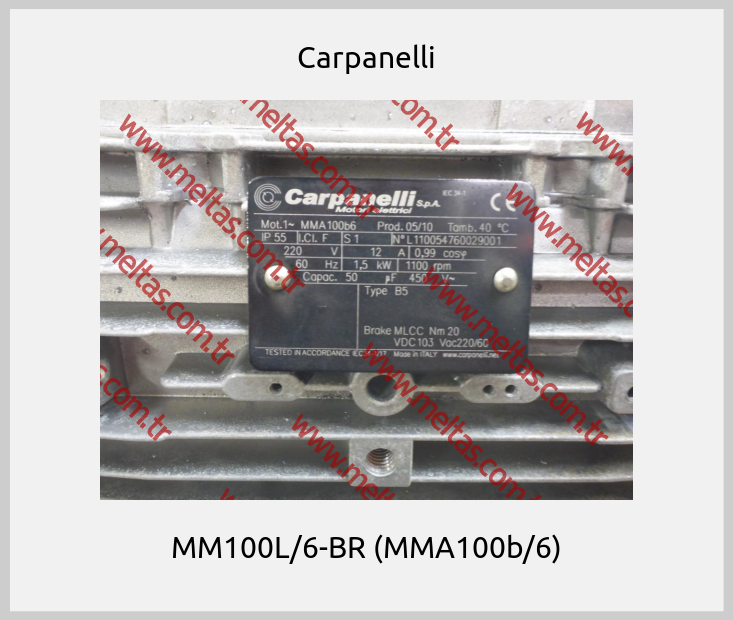 Carpanelli - MM100L/6-BR (MMA100b/6)