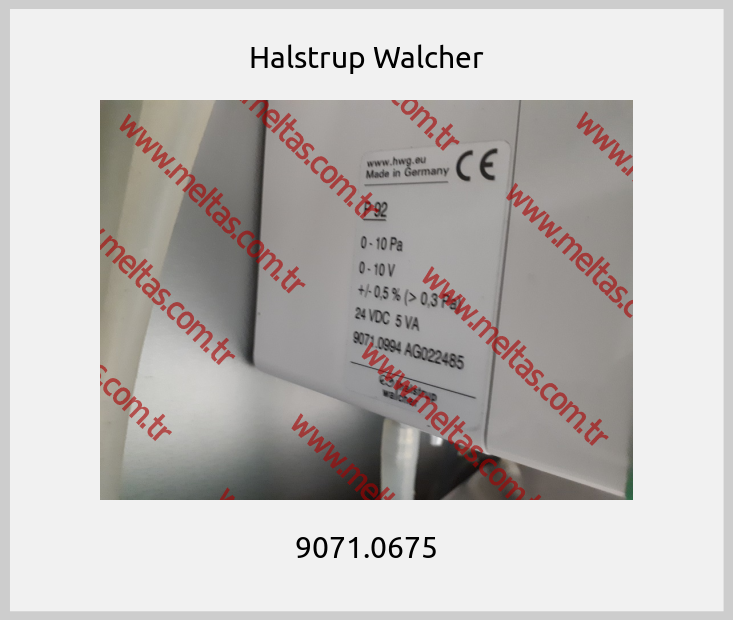 Halstrup Walcher - 9071.0675