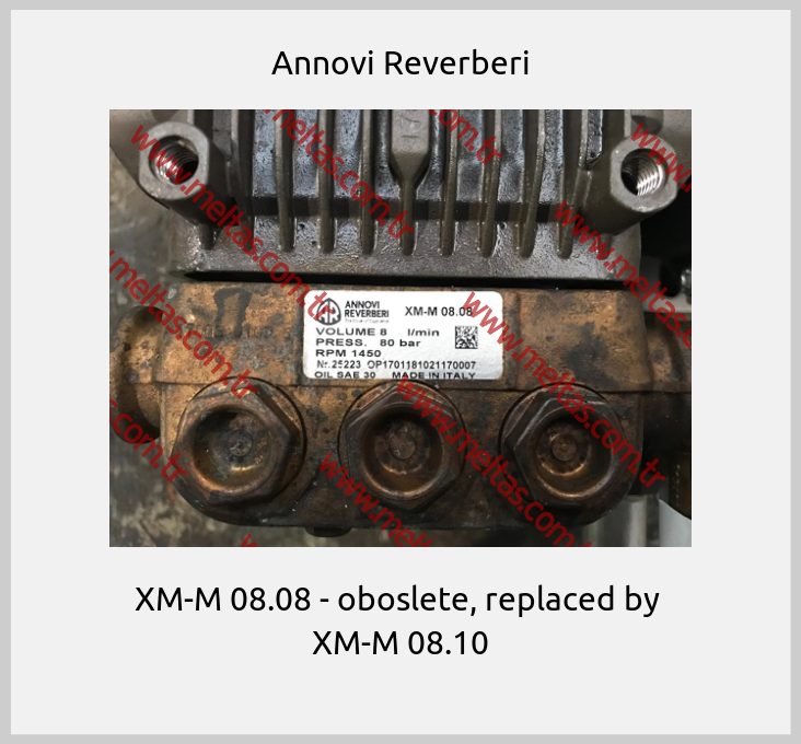 Annovi Reverberi-XM-M 08.08 - oboslete, replaced by  XM-M 08.10