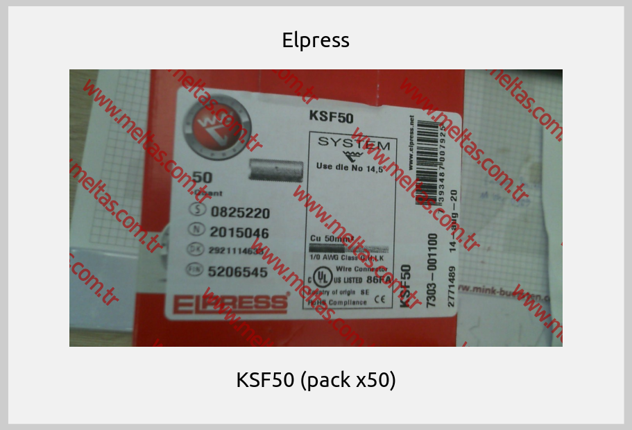 Elpress - KSF50 (pack x50)