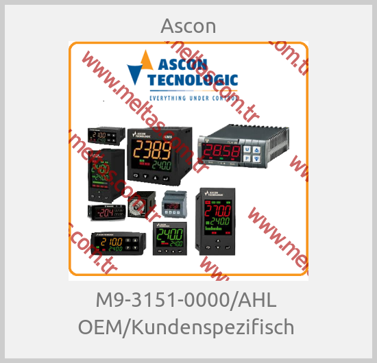 Ascon - M9-3151-0000/AHL  OEM/Kundenspezifisch 