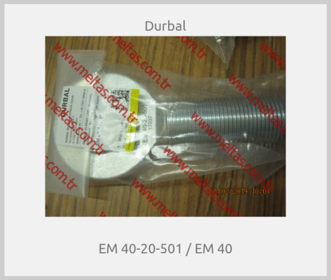 Durbal-EM 40-20-501 / EM 40