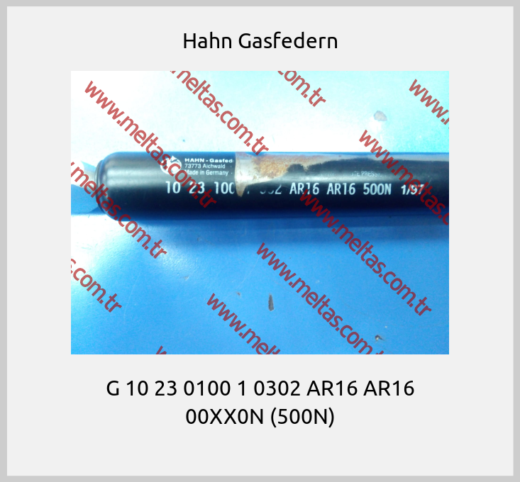 Hahn Gasfedern - G 10 23 0100 1 0302 AR16 AR16 00XX0N (500N)