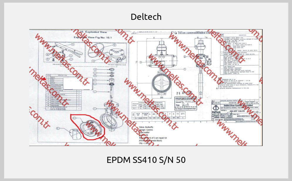Deltech - EPDM SS410 S/N 50