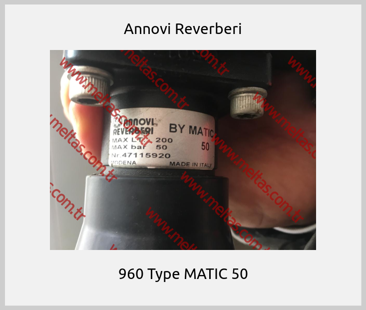 Annovi Reverberi - 960 Type MATIC 50
