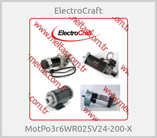 ElectroCraft - MotPo3r6WR025V24-200-X