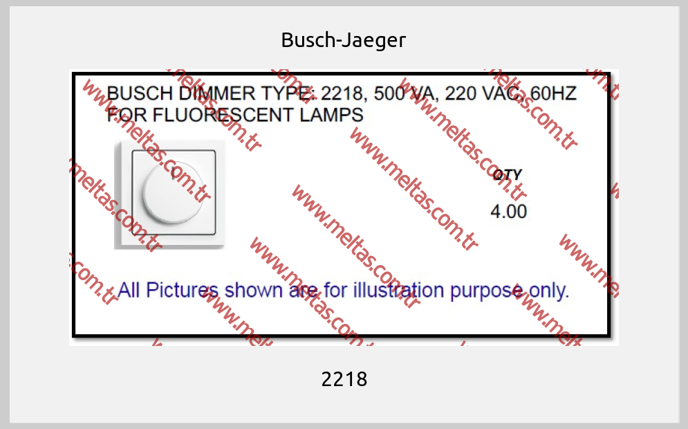 Busch-Jaeger - 2218