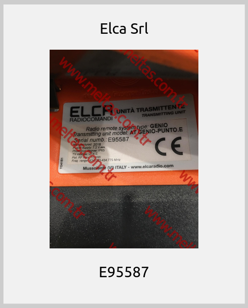 Elca Srl - E95587