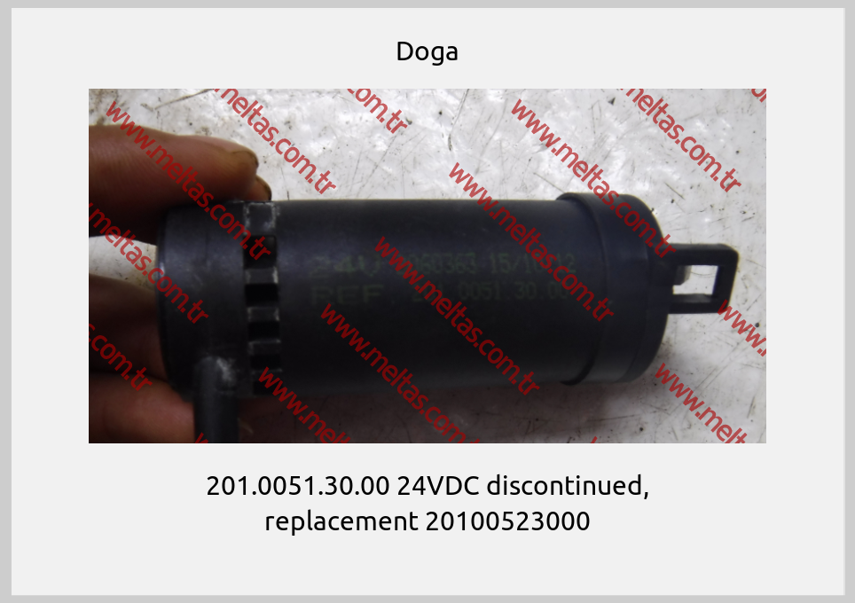Doga - 201.0051.30.00 24VDC discontinued, replacement 20100523000