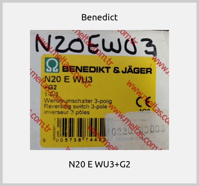 Benedict - N20 E WU3+G2