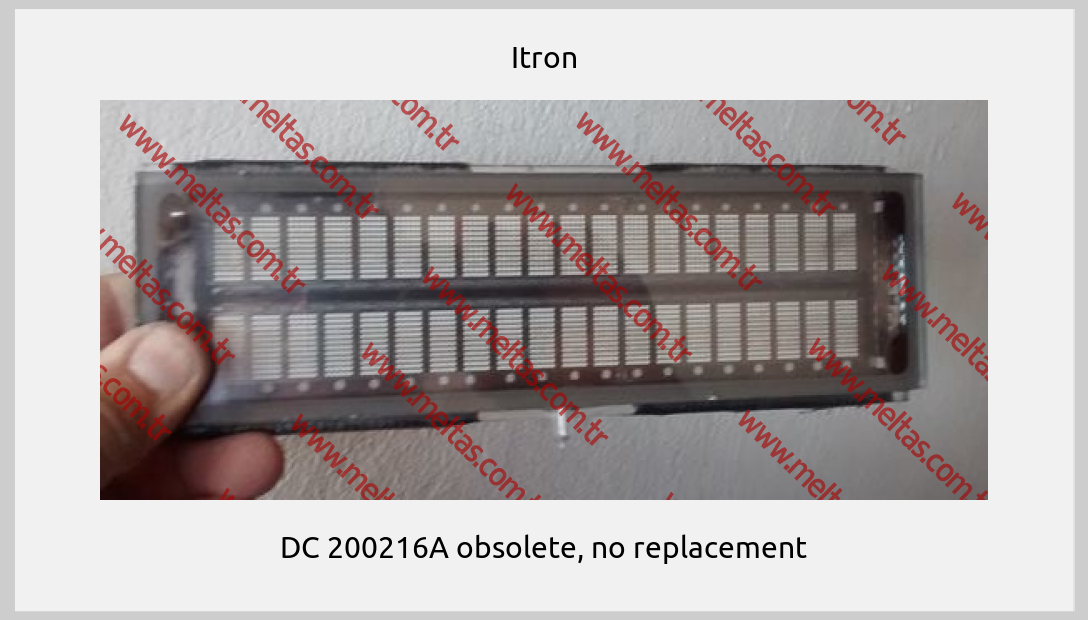Itron - DC 200216A obsolete, no replacement