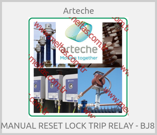 Arteche - MANUAL RESET LOCK TRIP RELAY - BJ8 