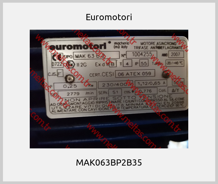 Euromotori - MAK063BP2B35