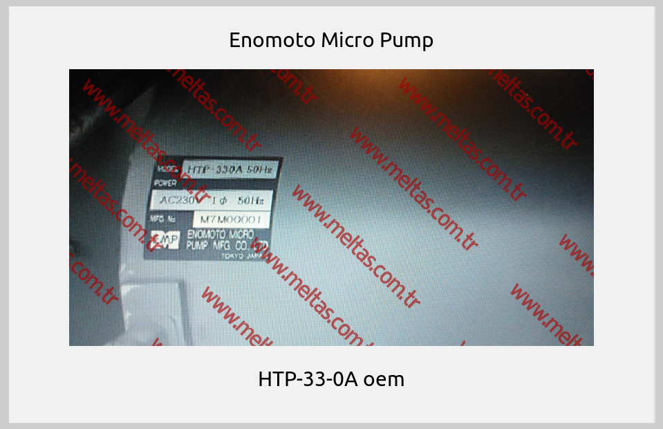 Enomoto Micro Pump - HTP-33-0A oem