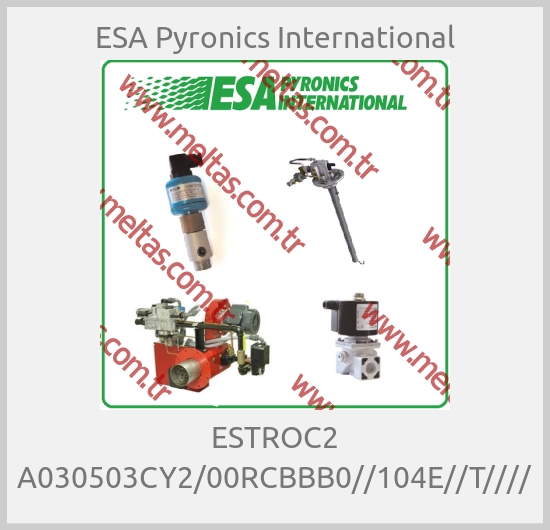 ESA Pyronics International - ESTROC2 A030503CY2/00RCBBB0//104E//T////