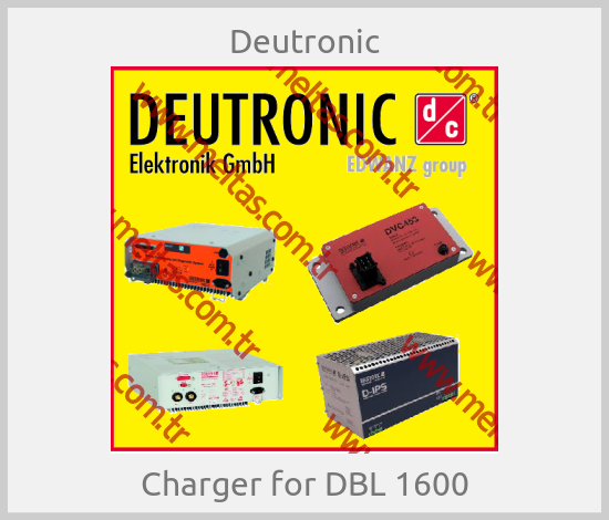 Deutronic - Charger for DBL 1600