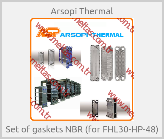 Arsopi Thermal-Set of gaskets NBR (for FHL30-HP-48)