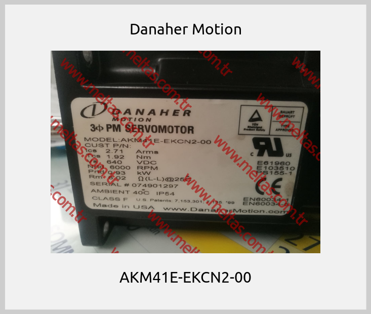 Danaher Motion - AKM41E-EKCN2-00