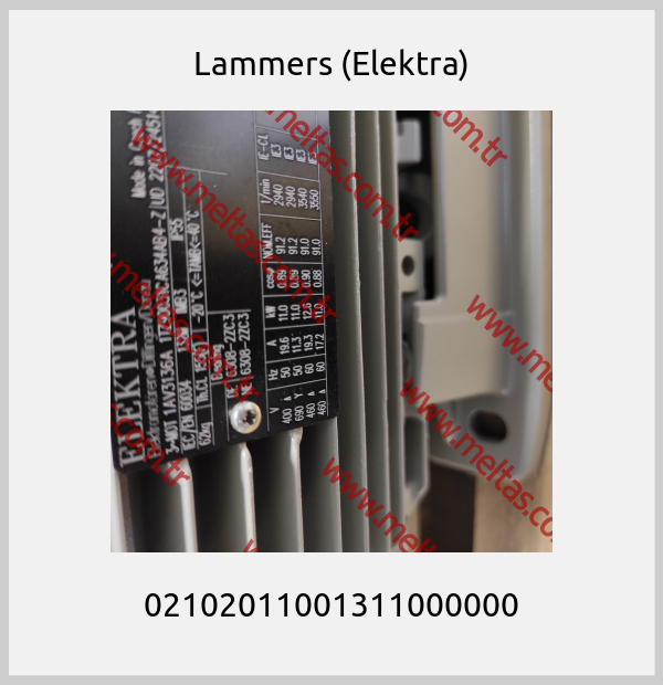 Lammers (Elektra) - 02102011001311000000