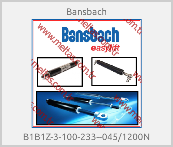 Bansbach - B1B1Z-3-100-233--045/1200N
