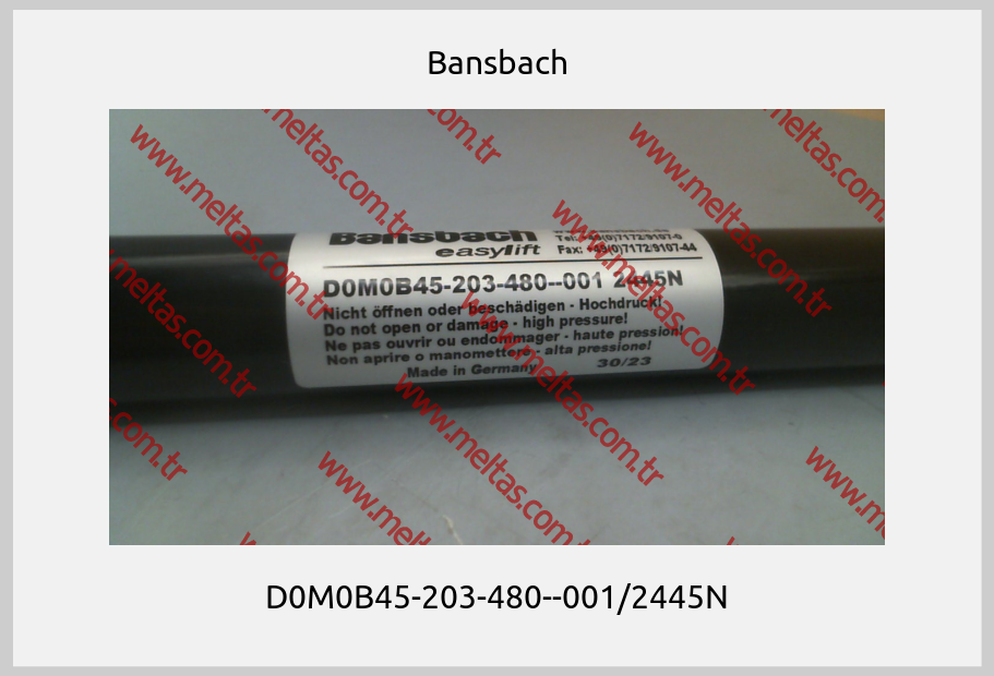 Bansbach - D0M0B45-203-480--001/2445N