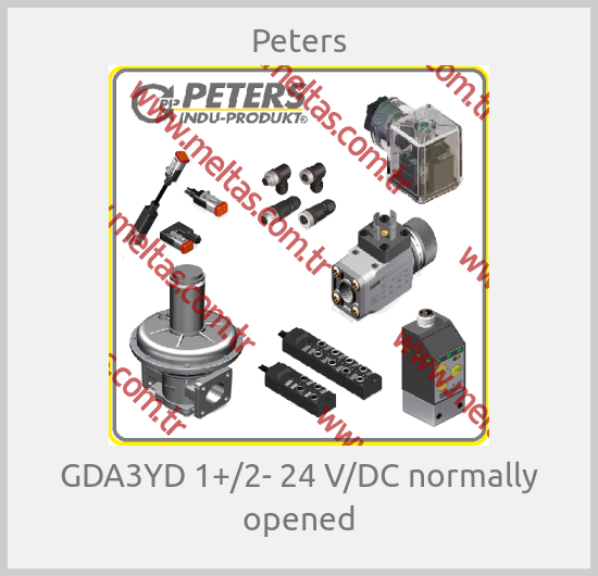 Peters - GDA3YD 1+/2- 24 V/DC normally opened