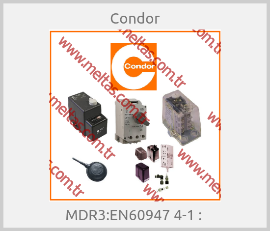Condor - MDR3:EN60947 4-1 : 