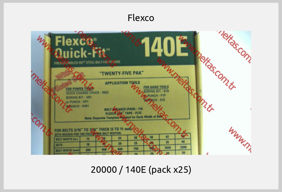 Flexco - 20000 / 140E (pack x25)