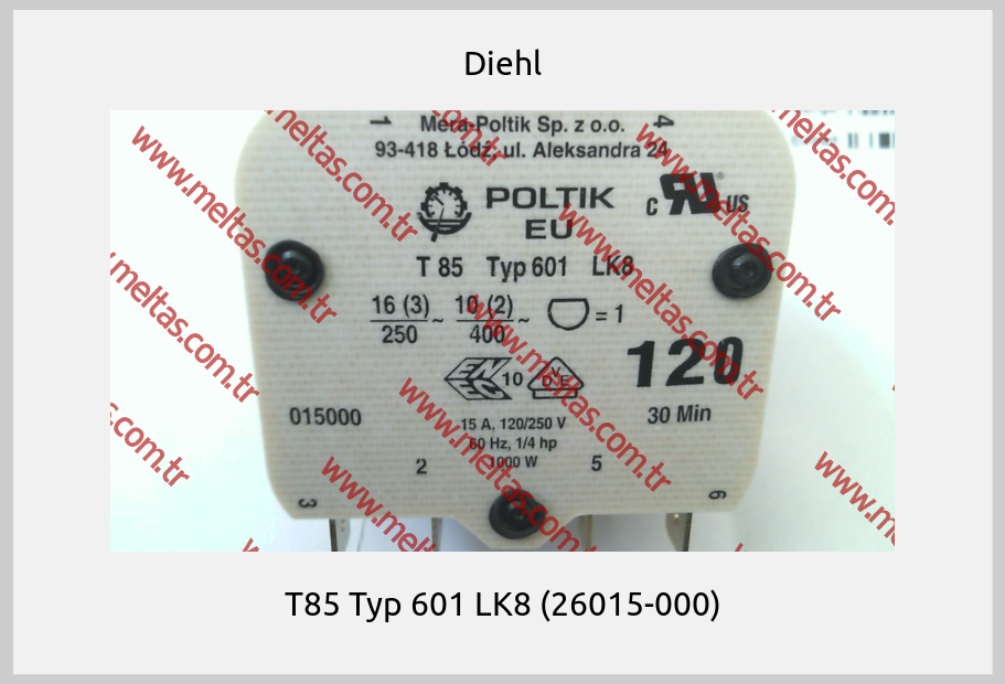 Diehl - T85 Typ 601 LK8 (26015-000)