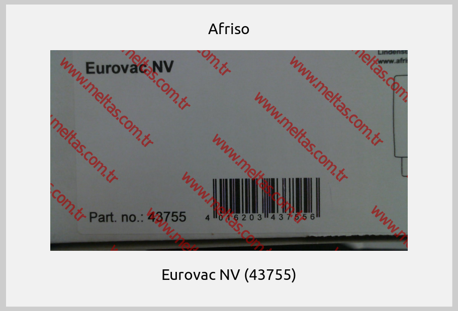 Afriso-Eurovac NV (43755)