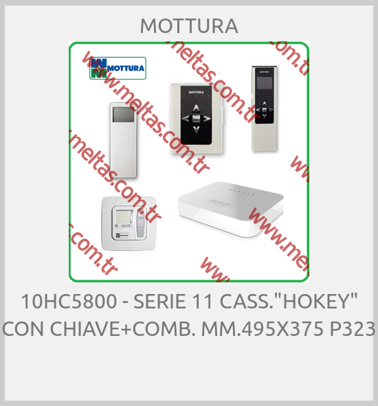 MOTTURA - 10HC5800 - SERIE 11 CASS."HOKEY" CON CHIAVE+COMB. MM.495X375 P323 