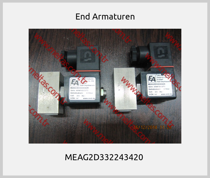 End Armaturen - MEAG2D332243420 