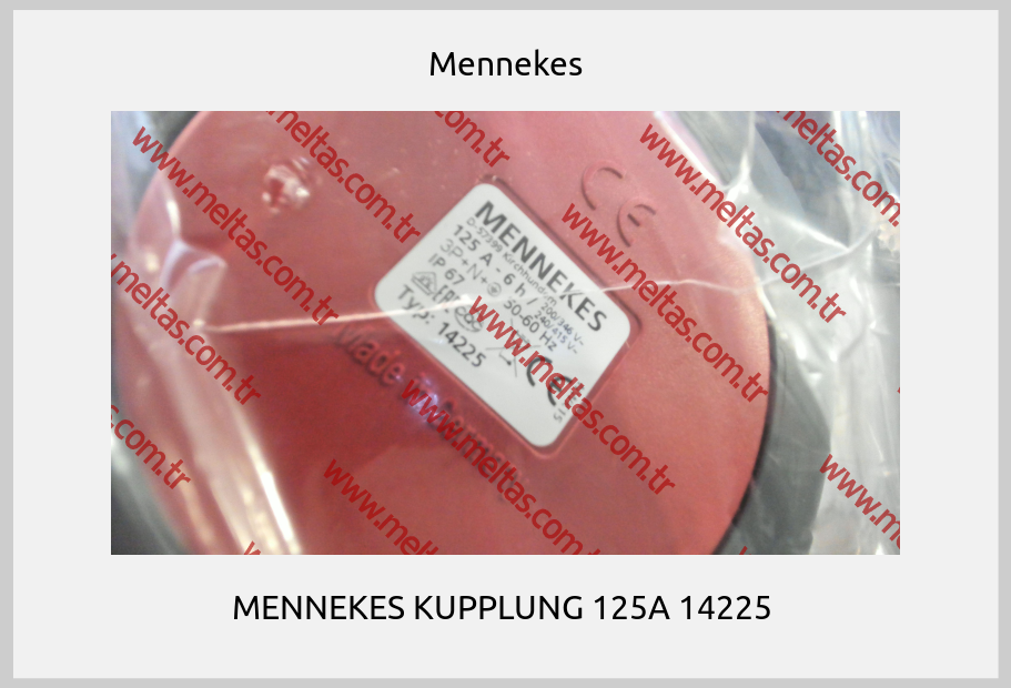 Mennekes - MENNEKES KUPPLUNG 125A 14225 