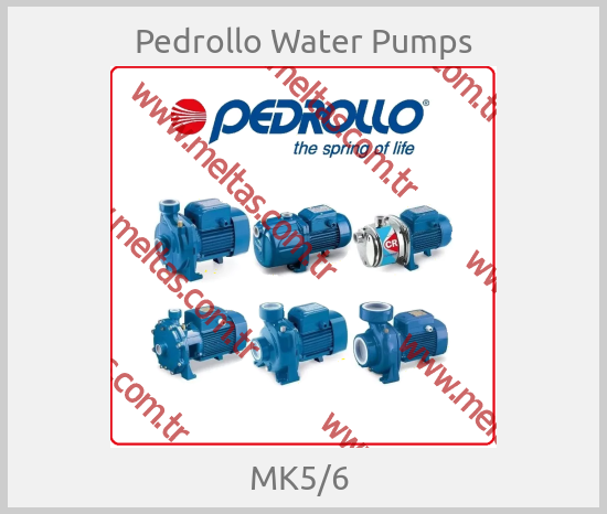 Pedrollo Water Pumps - MK5/6 