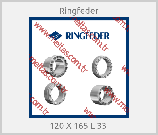 Ringfeder - 120 X 165 L 33 