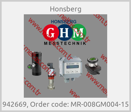 Honsberg - 942669, Order code: MR-008GM004-15