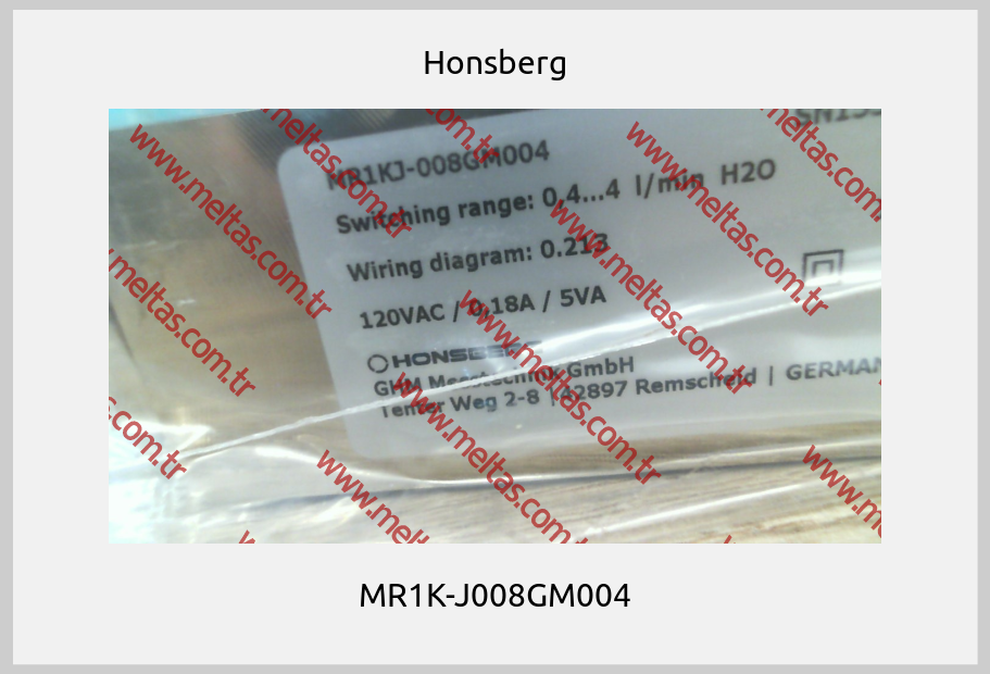 Honsberg - MR1K-J008GM004
