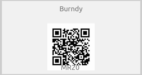 Burndy - MR20 