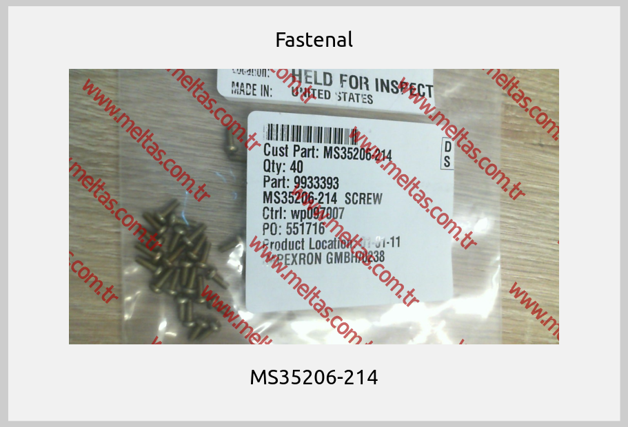 Fastenal - MS35206-214