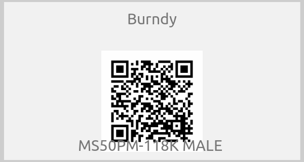 Burndy - MS50PM-118K MALE 