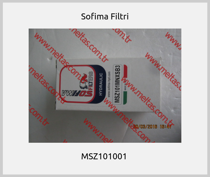 Sofima Filtri - MSZ101001 