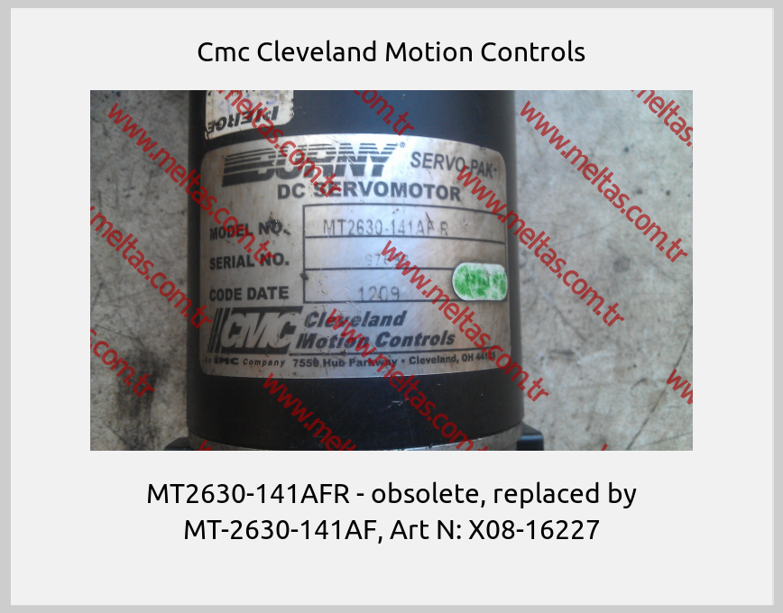 Cmc Cleveland Motion Controls - MT2630-141AFR - obsolete, replaced by MT-2630-141AF, Art N: X08-16227