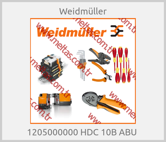 Weidmüller - 1205000000 HDC 10B ABU 