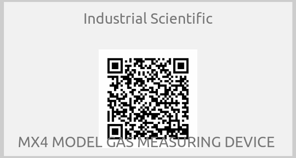 Industrial Scientific-MX4 MODEL GAS MEASURING DEVICE 
