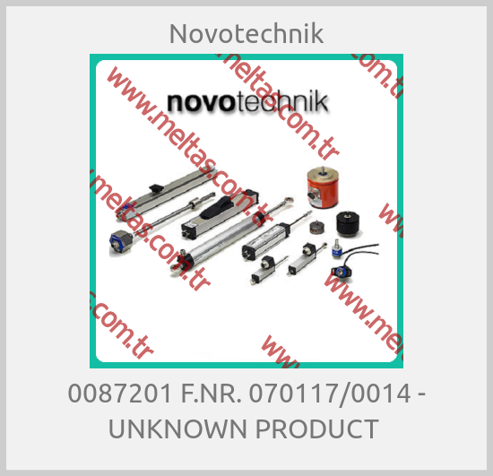Novotechnik - 0087201 F.NR. 070117/0014 - UNKNOWN PRODUCT 