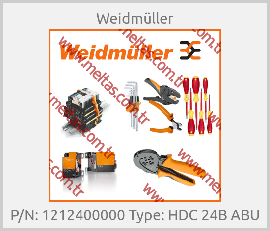 Weidmüller - P/N: 1212400000 Type: HDC 24B ABU