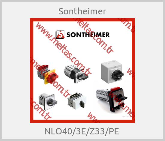 Sontheimer - NLO40/3E/Z33/PE 