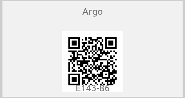 Argo - Е143-86