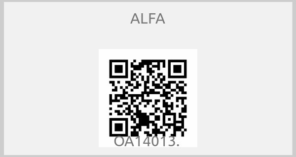 ALFA - OA14013. 